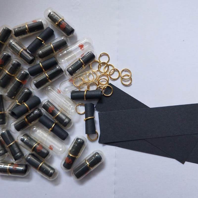 100Pcs Wishes Expression Message Capsules - Image 7