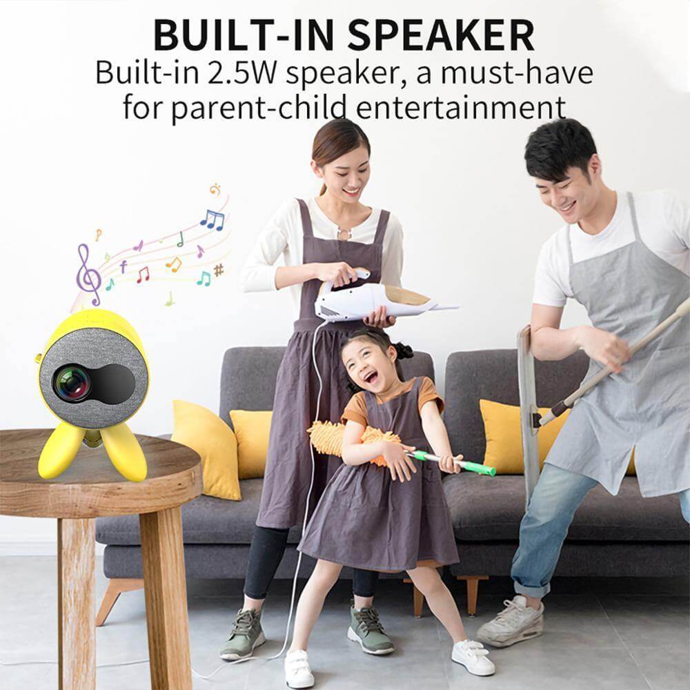 1080P Portable LED Home Mini Projector - Image 3