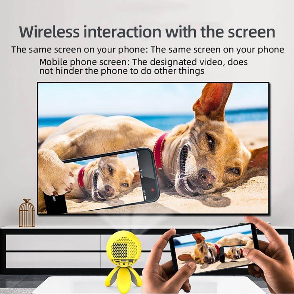 1080P Portable LED Home Mini Projector - Image 4