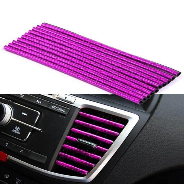 10PCS DIY Car Air Outlet Decorative Strip - Image 4