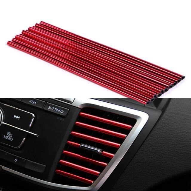 10PCS DIY Car Air Outlet Decorative Strip - Image 5