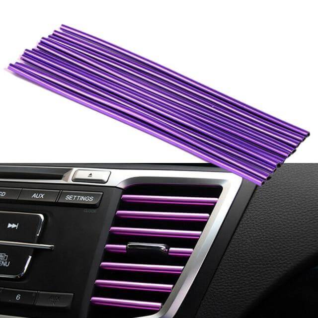 10PCS DIY Car Air Outlet Decorative Strip - Image 8