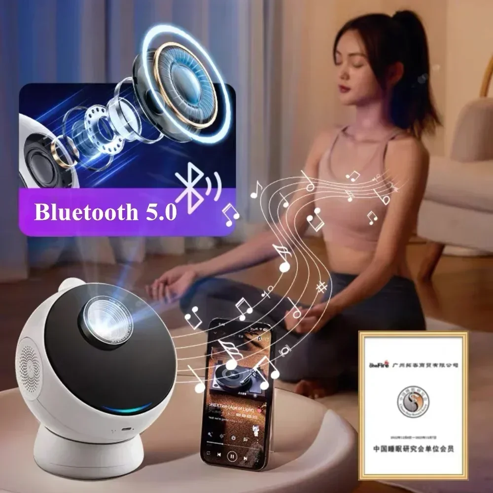 12in1 Shiny Star Meteor Bluetooth Night Projector - Image 2