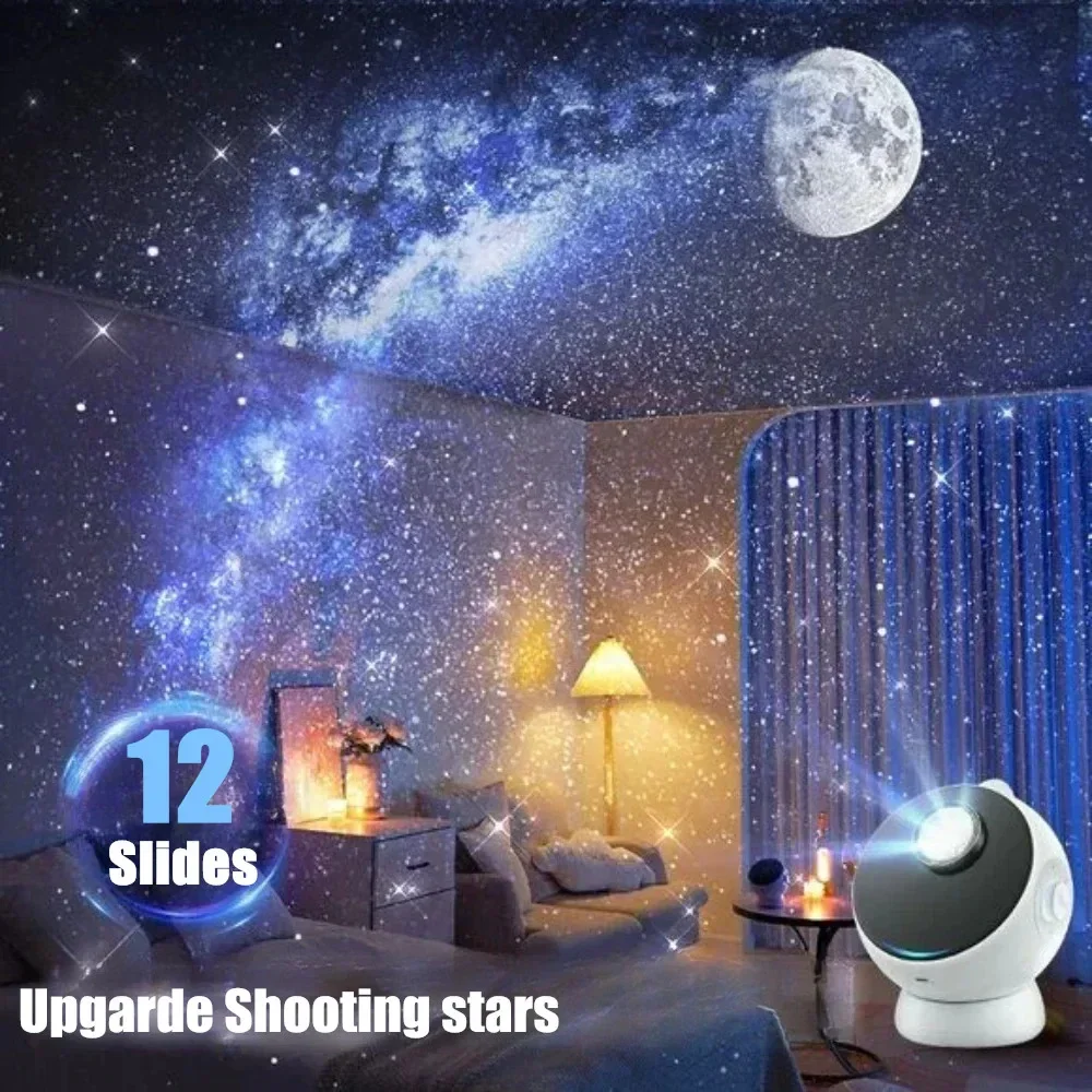 12in1 Shiny Star Meteor Bluetooth Night Projector - Image 3