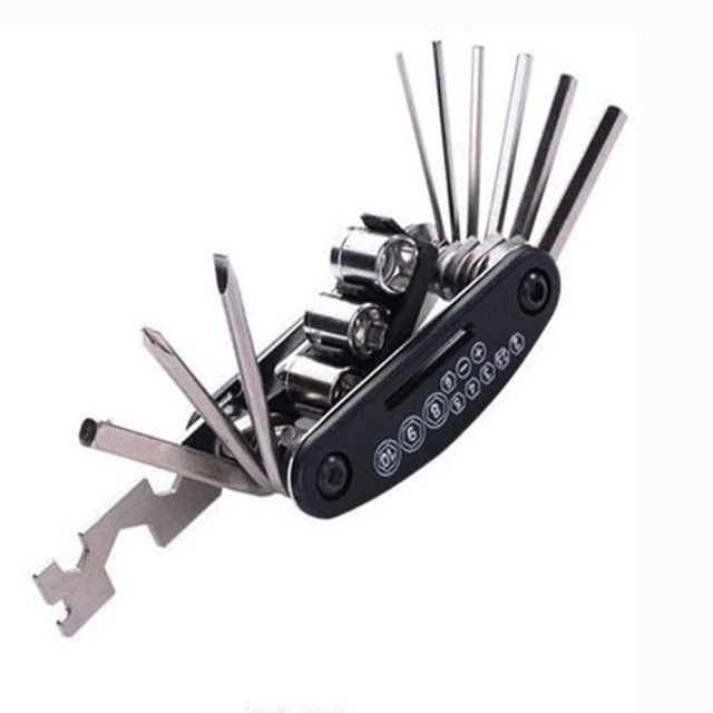 15in1 Multifunctional Pocket Size Bike Repair Tool Kit - Image 9
