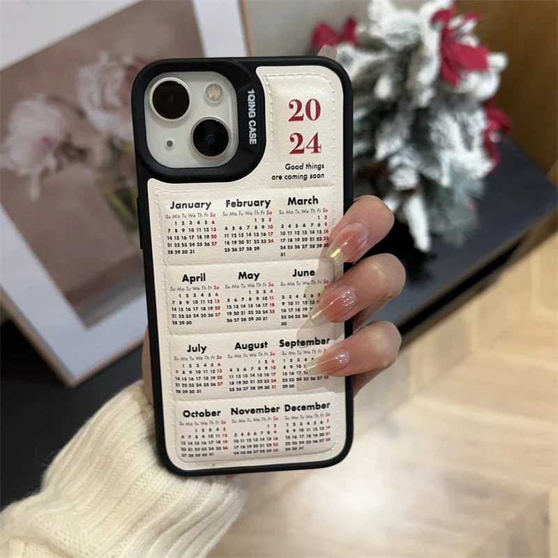 2024 Calendar Time Wrap iPhone Case - Image 4