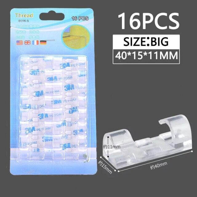 20Pcs Self Stick Wire Organizer - Image 12