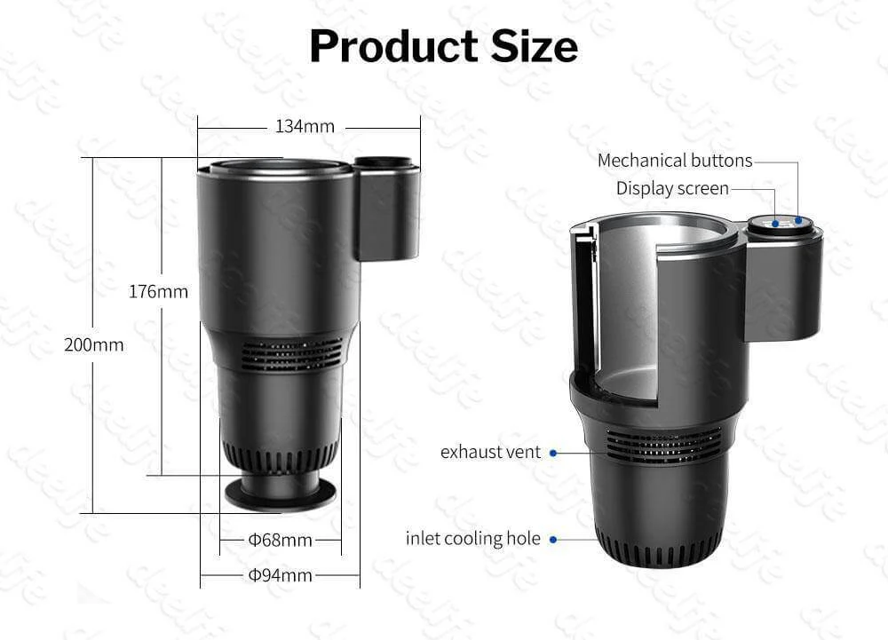 2in1 Auto Car Heating Cooling Cup - Image 8