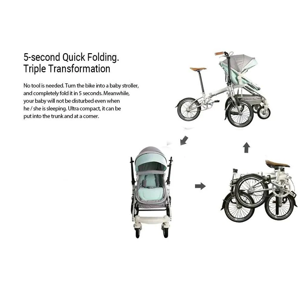 2in1 Baby Stroller Bike - Image 5
