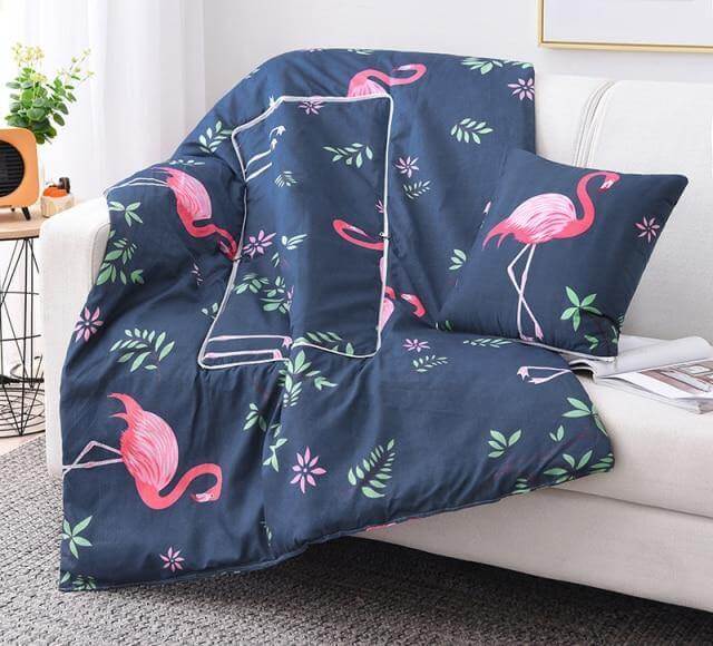 2In1 Colorful Cartoon Pillow Blanket - Image 18