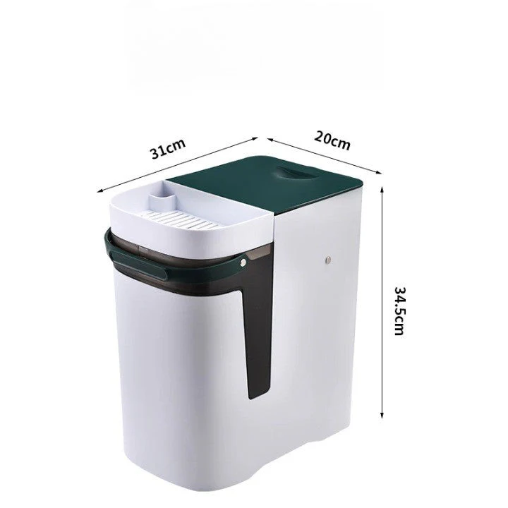 2in1 Dry & Wet Storage Easy Trash Can - Image 12