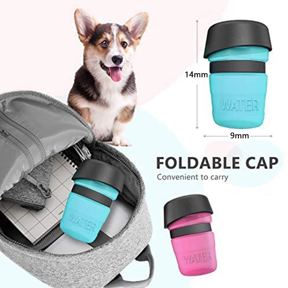 2in1 Foldable Travel Pet Water Bottle - Image 5