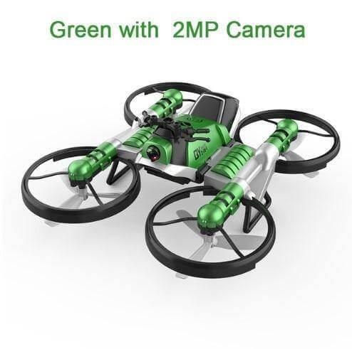 2in1 Folding Motorbike Aerial Land-Air RC Drone - Image 5