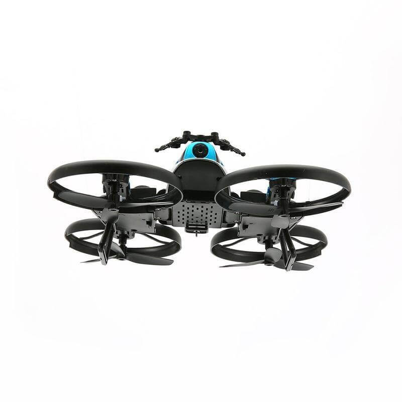 2in1 Folding Motorbike Aerial Land-Air RC Drone - Image 8