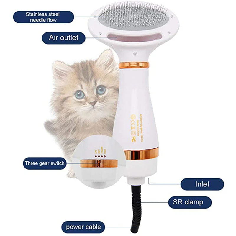 2in1 Pet Dryer Brush - Image 4