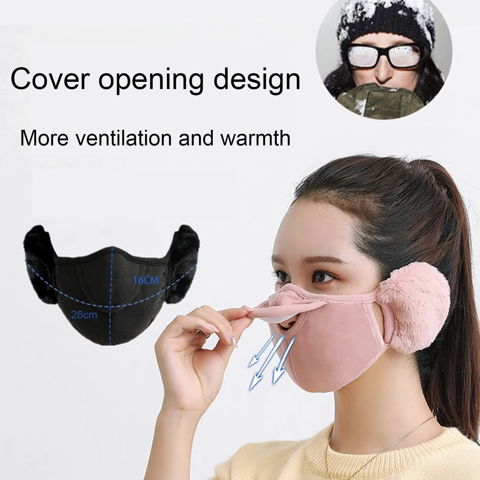 2in1 Unisex Winter Cold Proof Earmuff Mask - Image 5