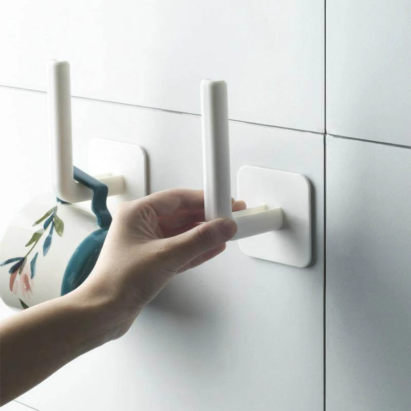 2pcs Multifunctional Smart Paper Holder Hooks - Image 5