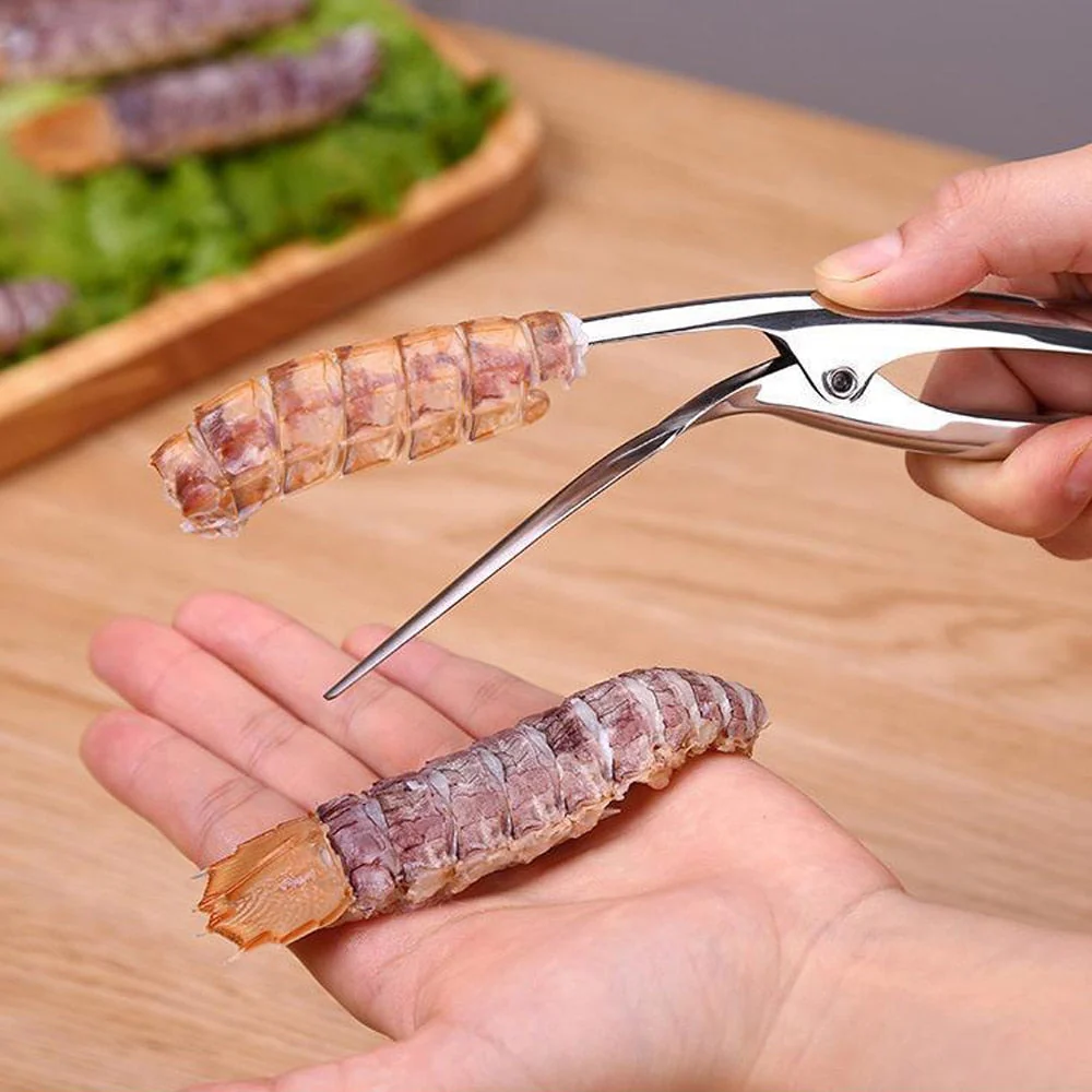 2Pcs Stainless Steel Shrimp Peeler Set - Image 3