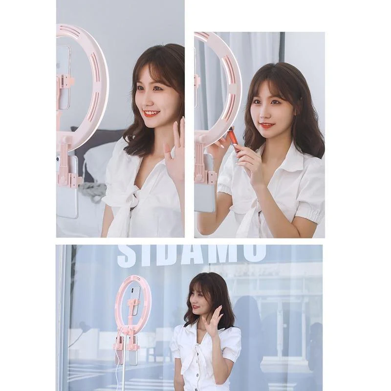 3 Modes Dimmable Foldable LED Selfie Round Light - Image 7