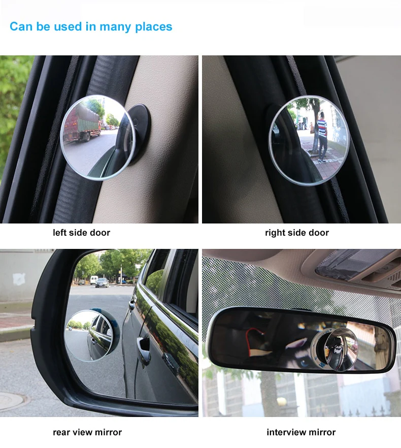 360 Rotatable Car Blind Spot Interior Mirror - Image 3