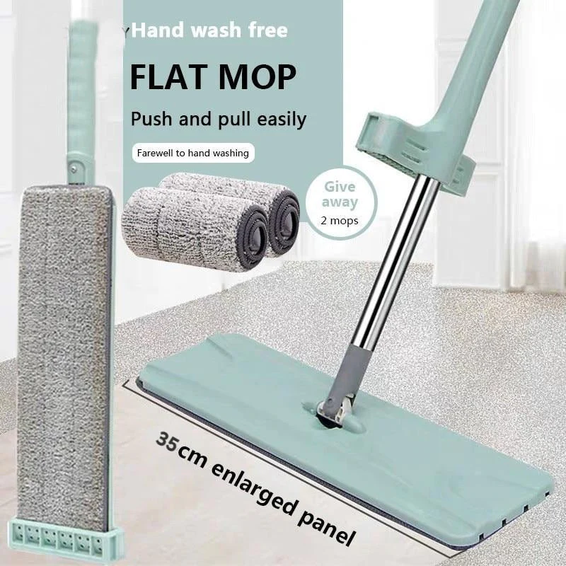 360 Rotatable Flat Self-Wringing Lazy Mop - Image 2