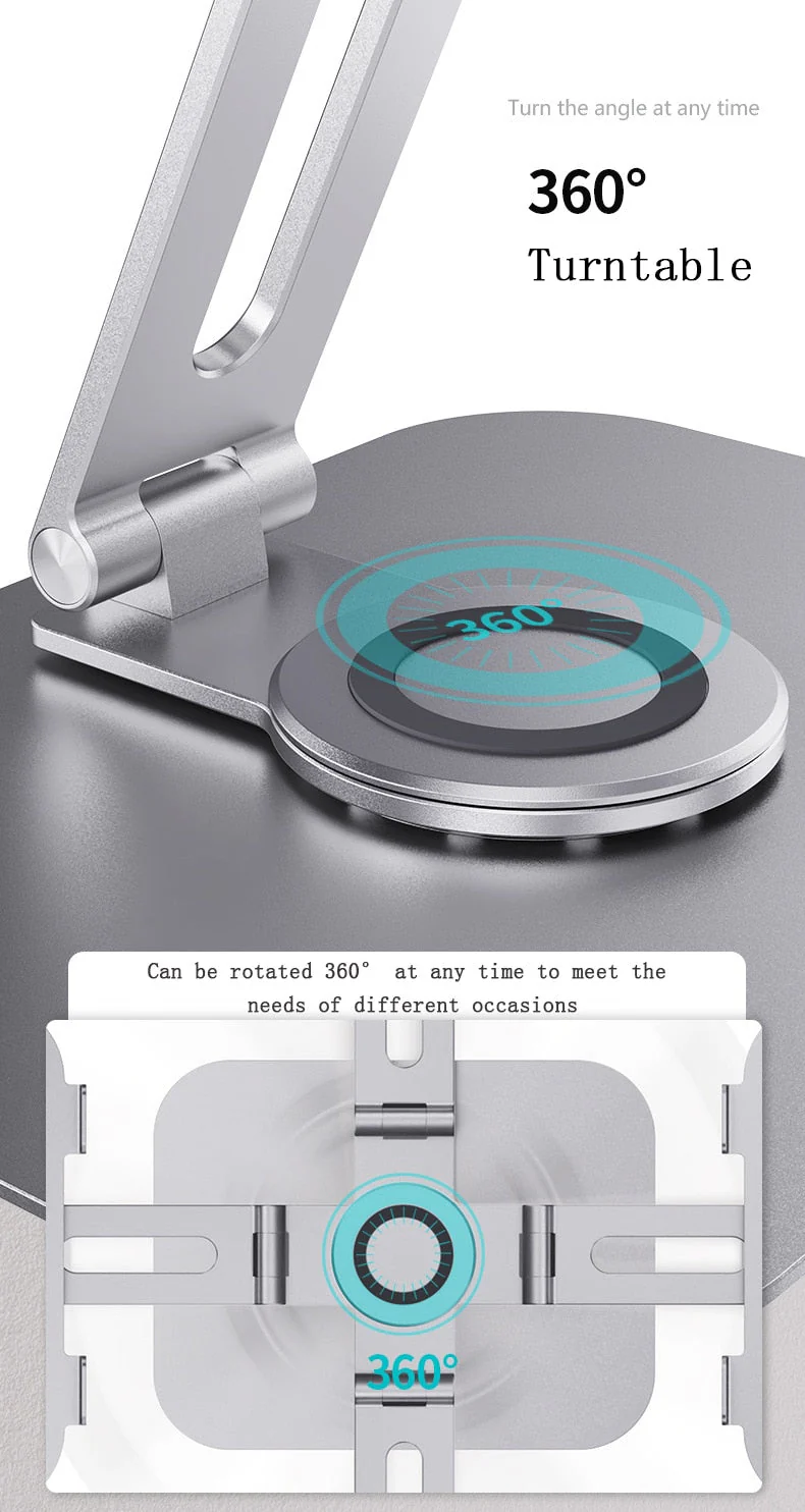 360 Rotating Ergonomic Laptop Holder Riser - Image 9