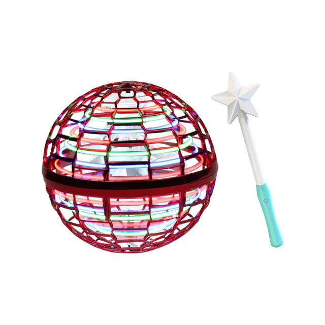 360° Rotating Hand Controlled Flying Ball Spinner Drone Helicopter - Image 10