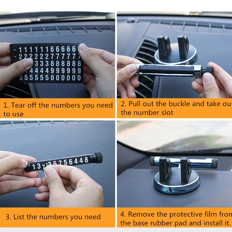 360° Rotating Luminous Number Display Phone Holder - Image 3