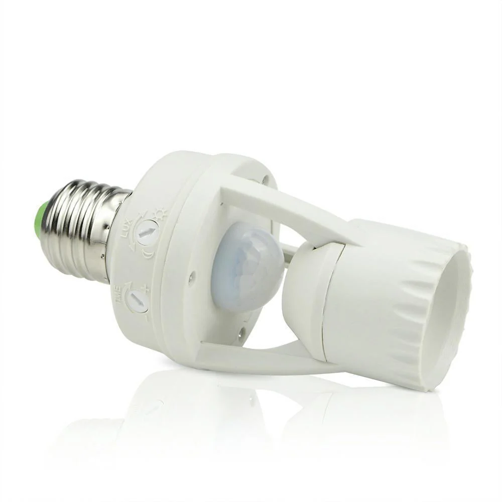 360 Rotating Motion Sensor Socket Switch Led Bulb Base - Image 4