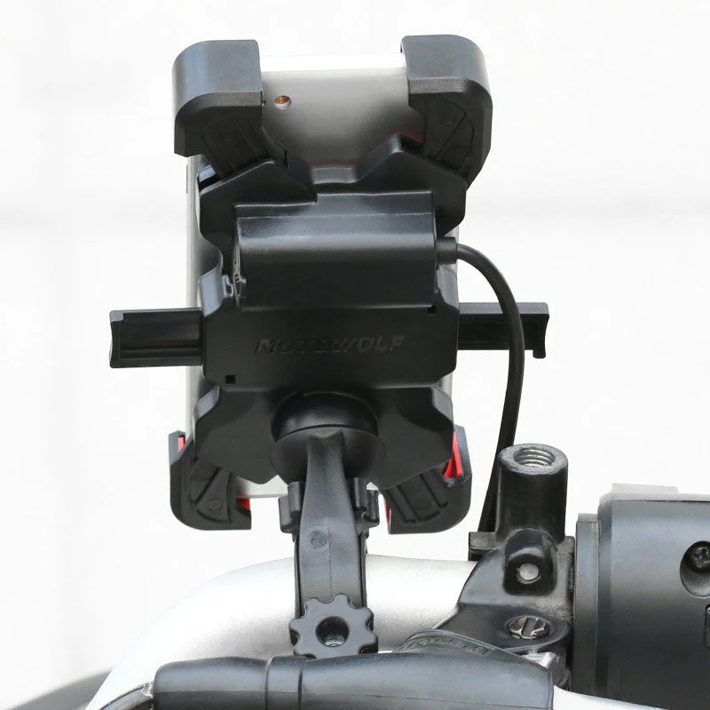 360 Rotating USB Charger Bike Phone Holder - Image 7