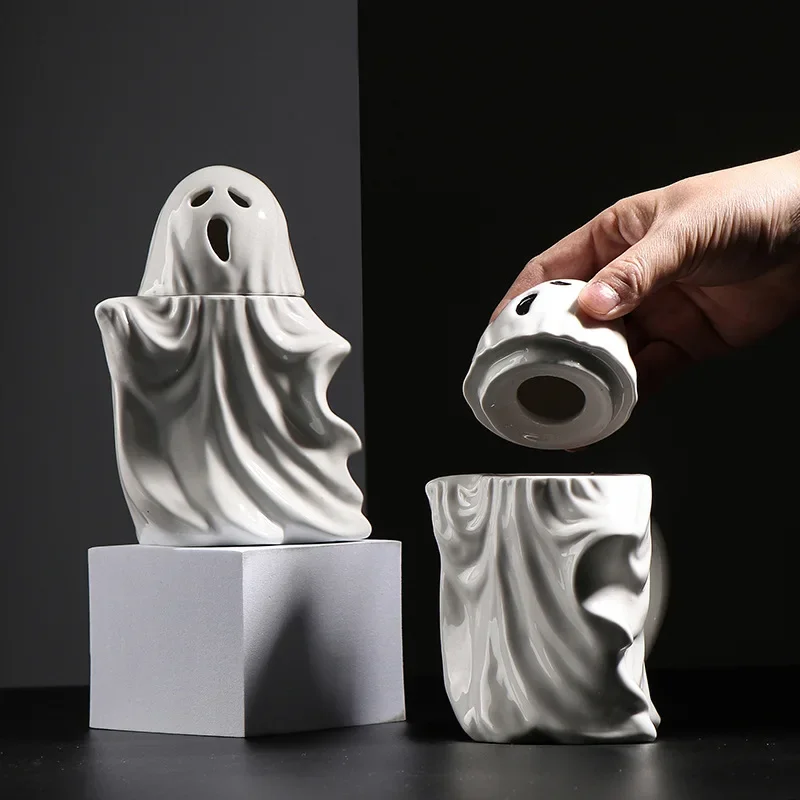 3D Ceramic Spooky Ghost Mug - Image 2