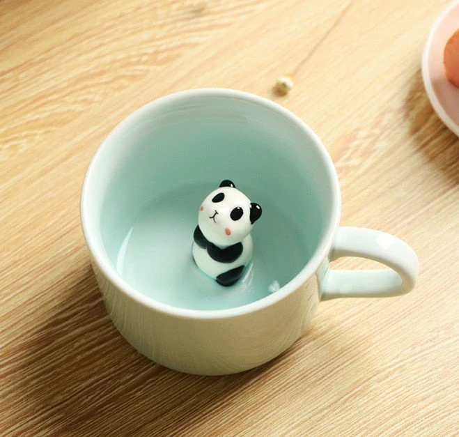 3D Creative Cartoon Animal Ceramic Mugs - Image 4