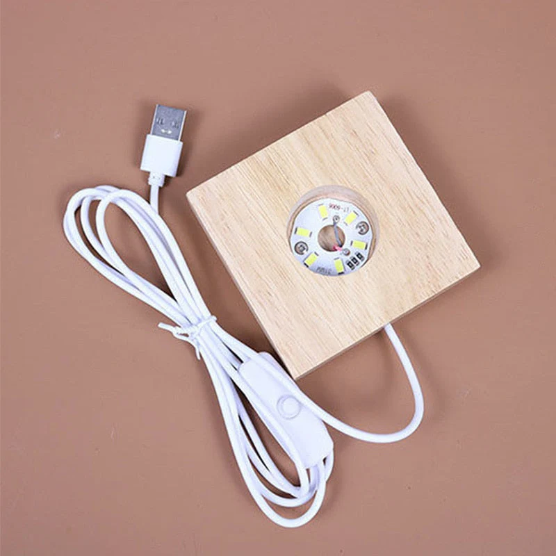 3D Crystal Cube Moon Nightlight - Image 9
