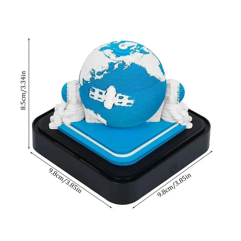 3D Earth Wanderer Calendar Memo Pad - Image 5
