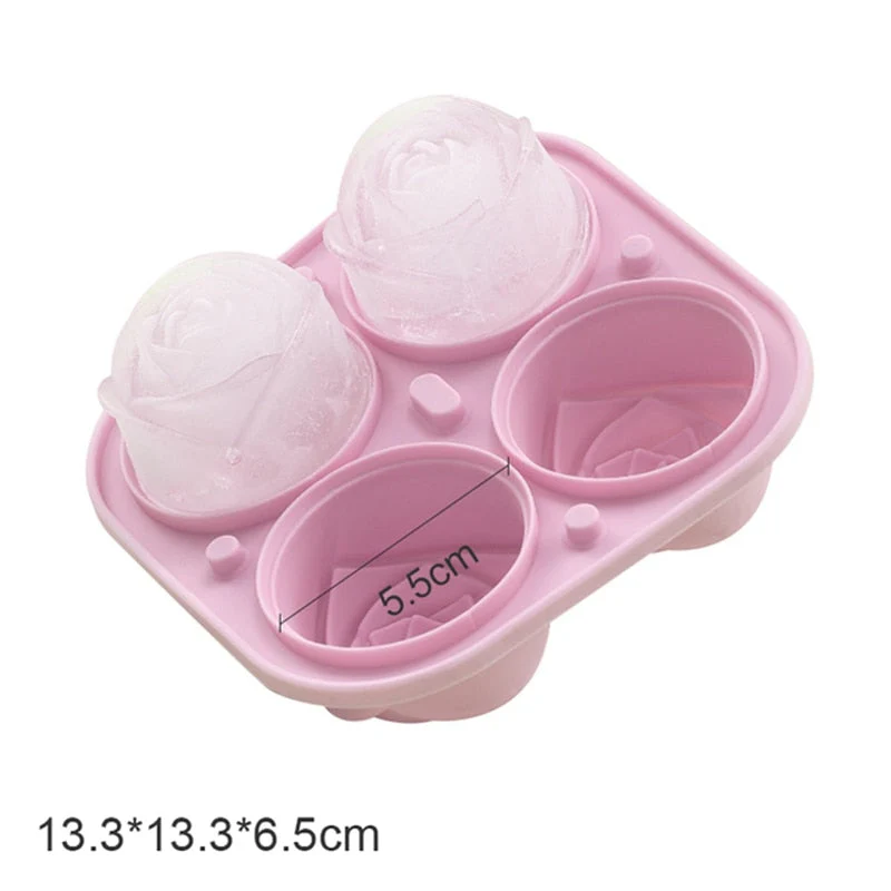 3D Elegant Large Rose Ice Molds - Image 7