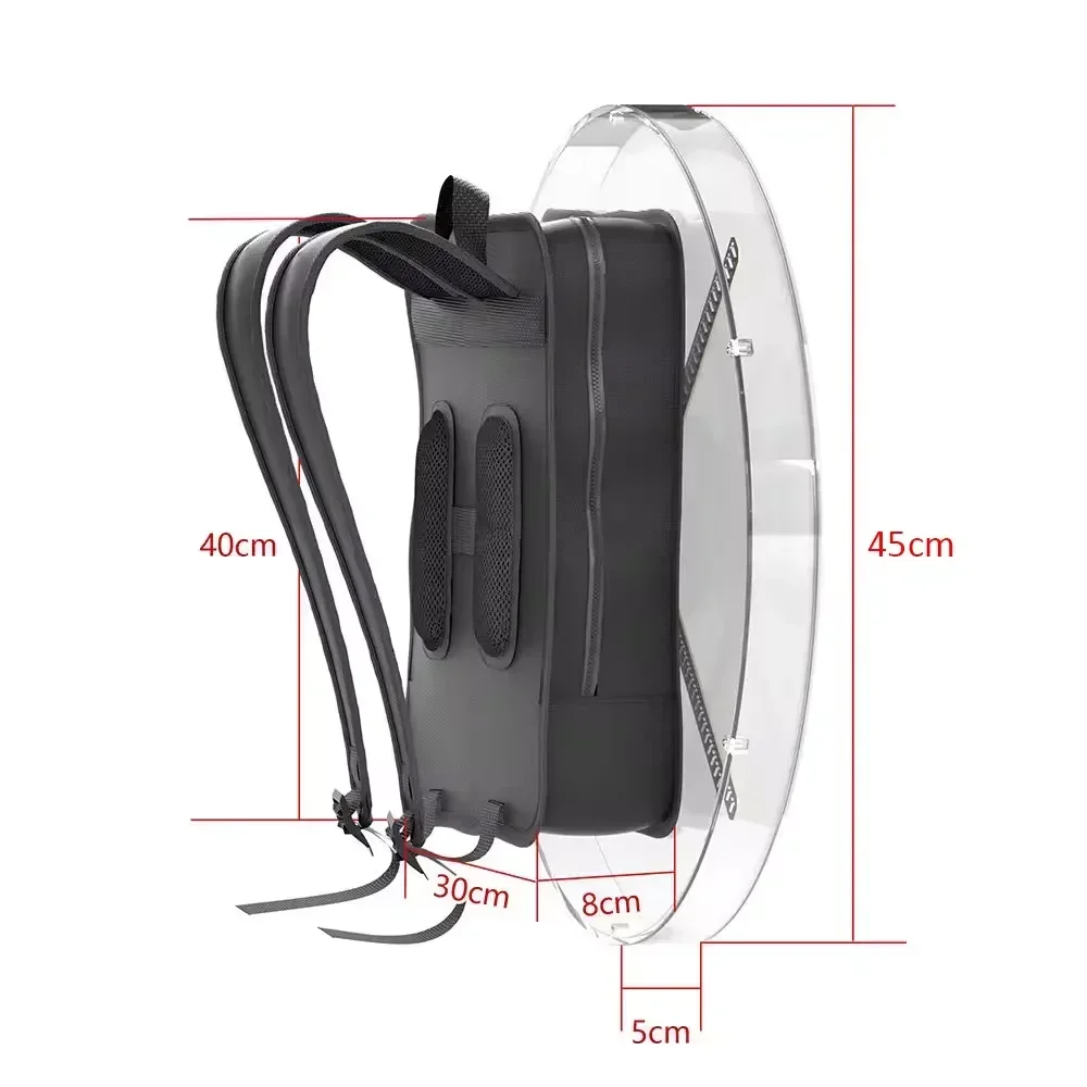 3D Hologram Fan Projector Portable Digital Backpack - Image 6