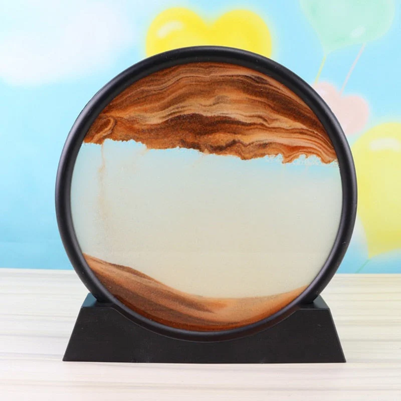 3D Landscape Relaxing Flowing Sand Decoration - Image 3