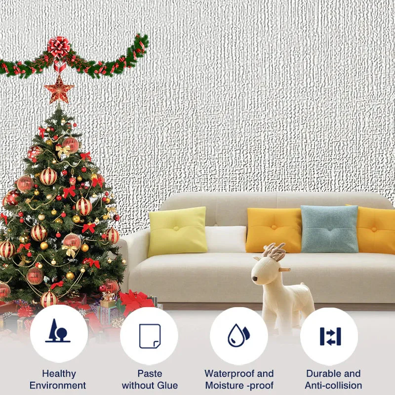 3D Linen Self-Adhesive Waterproof Wall Sticker - Image 6