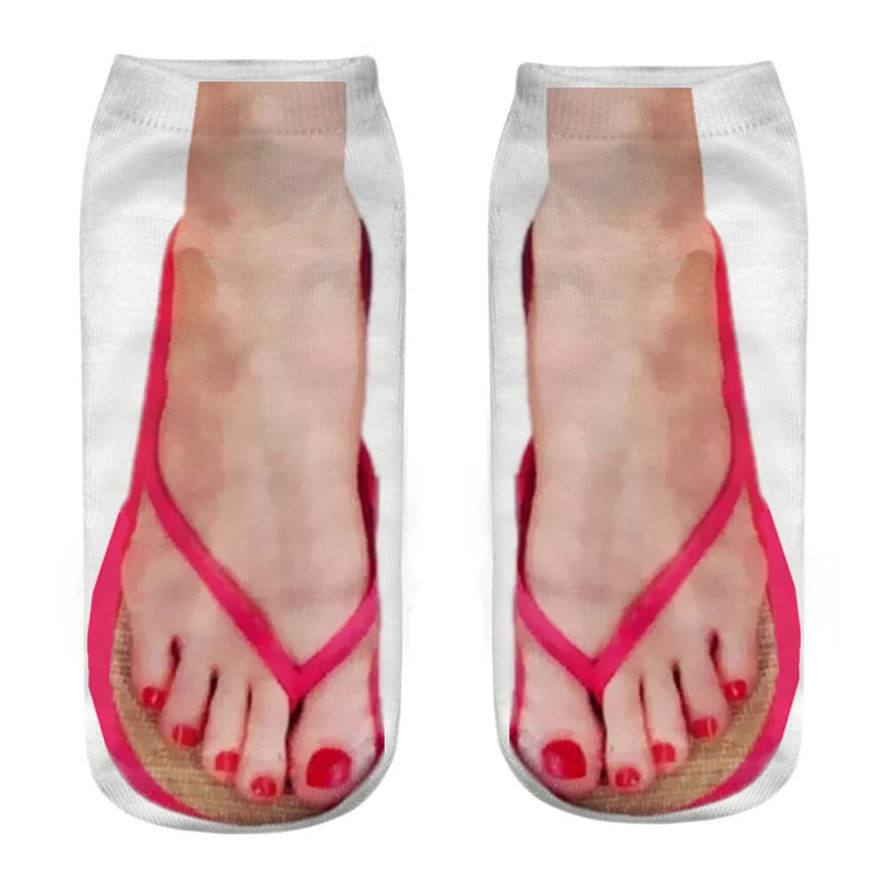 3D Printed Funny Creative Ankle Socks - Image 2