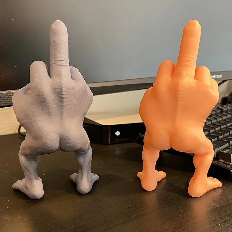 3D Printed Middle Finger Funny Decor - Image 2
