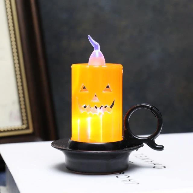 3D Pumpkin Skeleton Halloween Candle Lights - Image 12