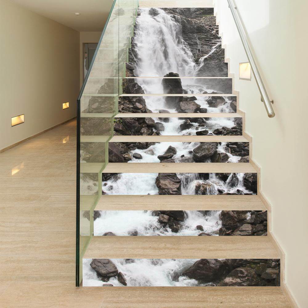 3D Stair Waterfall Sticker - Image 4
