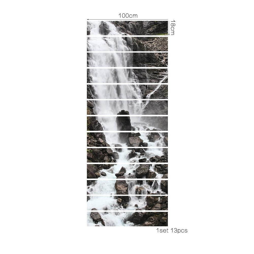 3D Stair Waterfall Sticker - Image 5