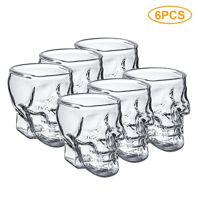 3D Transparent Skull Crystal Mug - Image 4