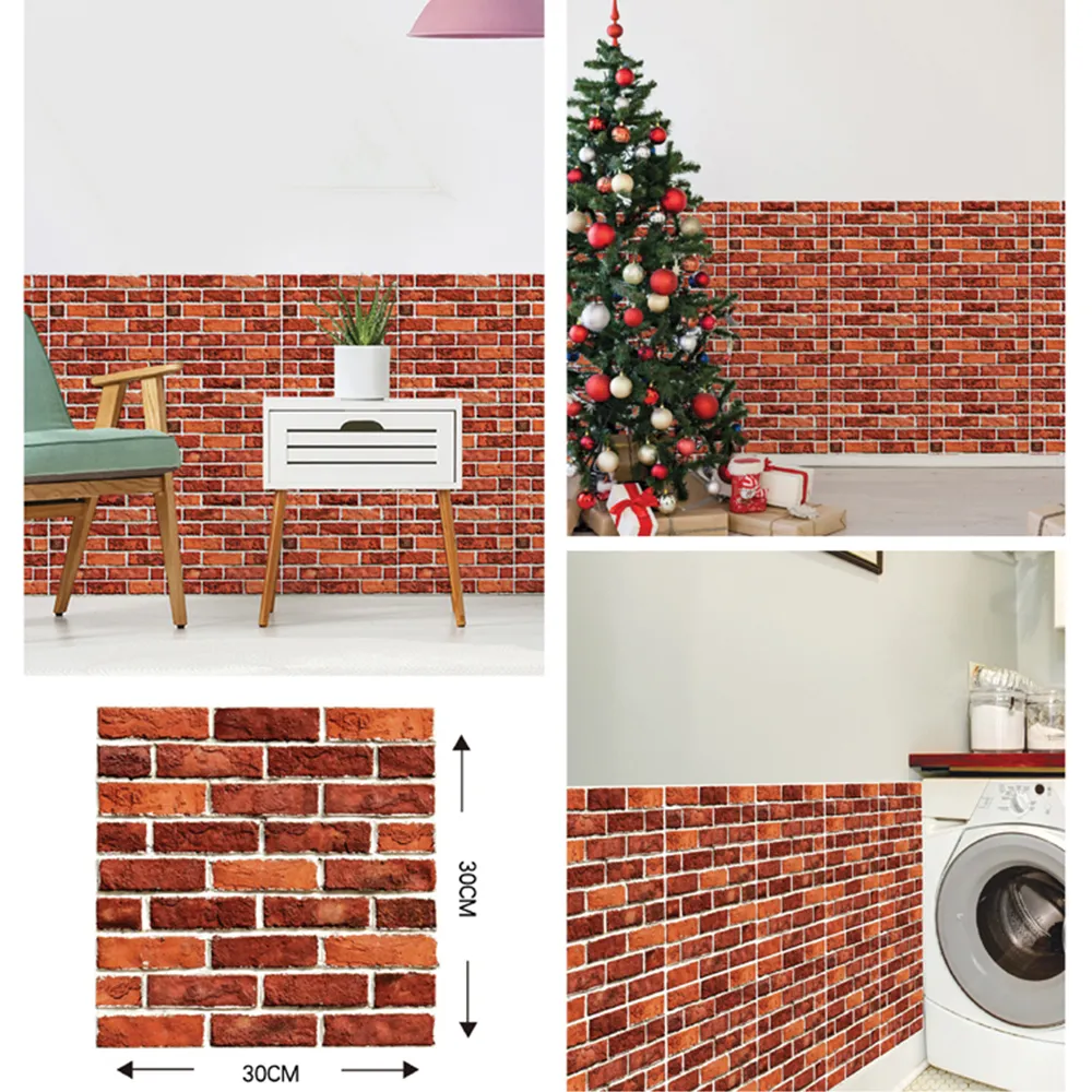 3D Wall Brick Pattern Decal - Image 10