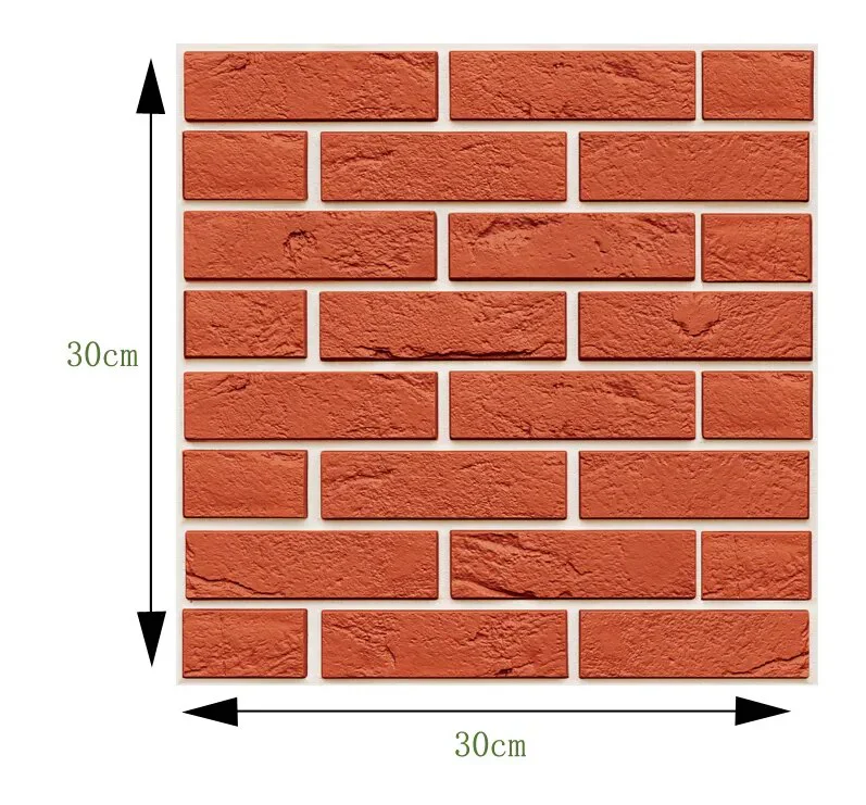 3D Wall Brick Pattern Decal - Image 14