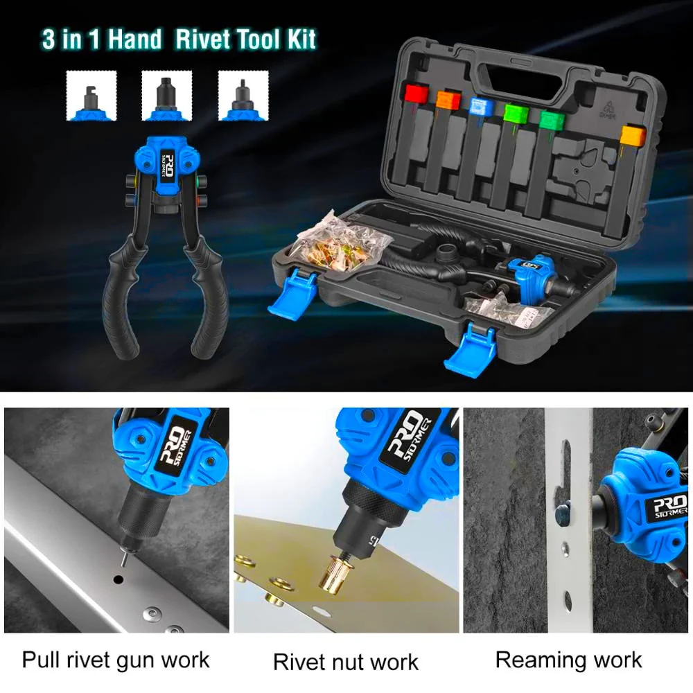 3in1 Hand Rivet Nut Tool Set - Image 6