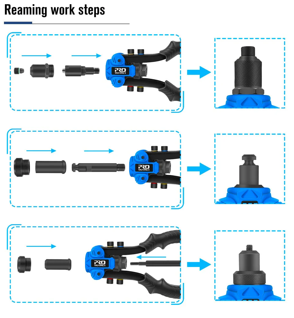 3in1 Hand Rivet Nut Tool Set - Image 8