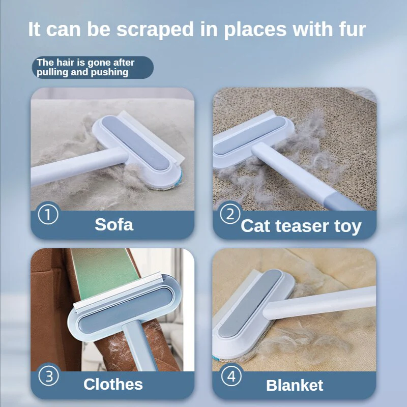 3in1 Pet Hair Lint Remover Window Cleaner Brush - Image 4