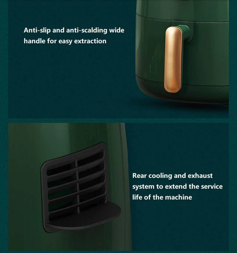 3L Automatic Mini Oil Free Electric Air Fryer - Image 2